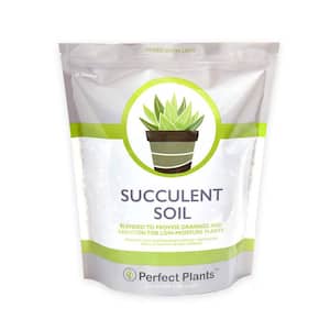 4 Qt. Organic Succulent Potting Soil Mix - High Performance Fast Draining Mix