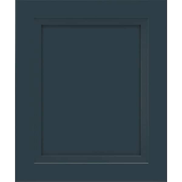 Baker 14.5 in. W x 0.75 in. D x 14.5 in. H in Blue Slate Cabinet Door Sample