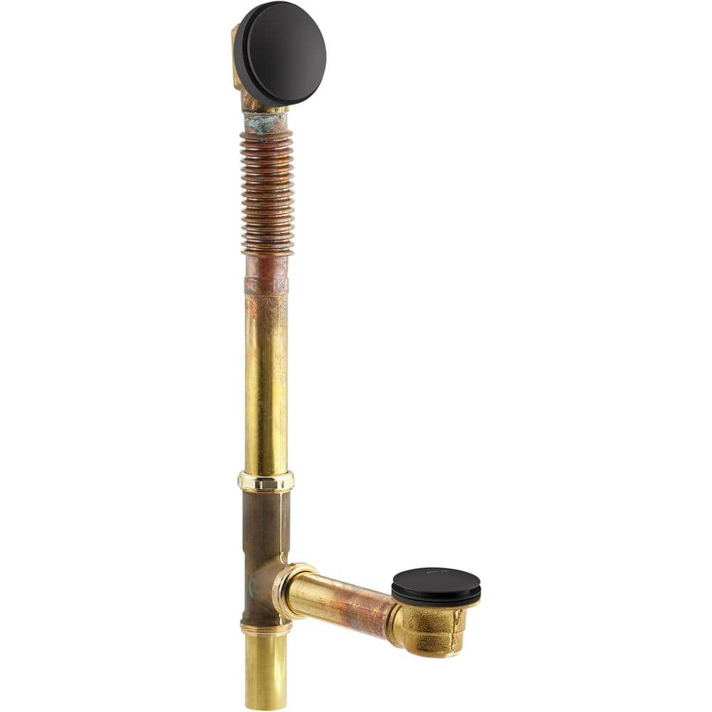 Clearflo Brass Toe Tap Bath Drain