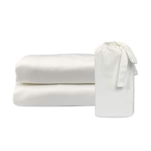 Melange Viscose from Bamboo Cotton Standard Pillowcases (Set of 2) - Snow