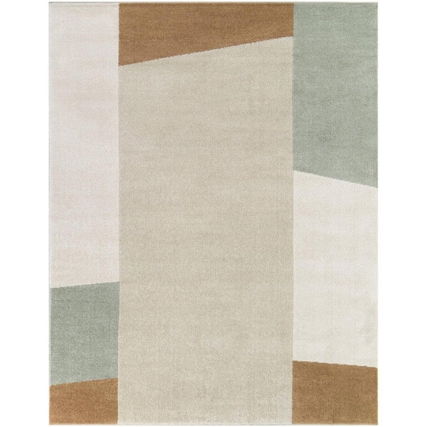 Unbranded Kael Cream 7 ft. 10 in. x 10 ft. Geometric Area Rug