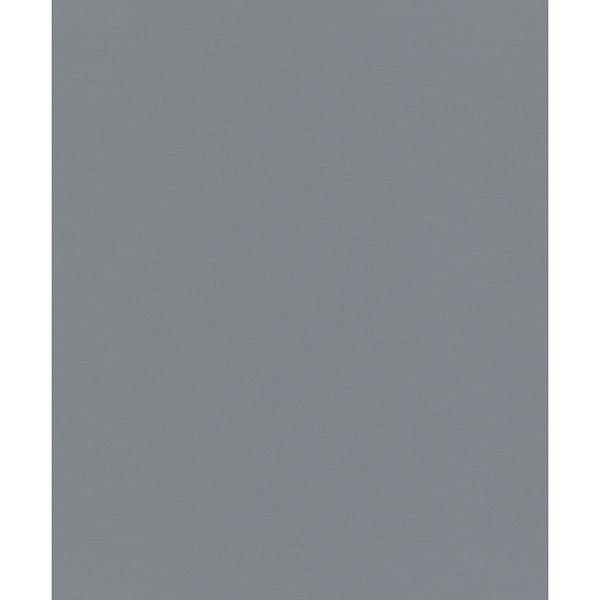 Unbranded Flora Collection Grey Plain Texture Matte Finish Non-Pasted Vinyl on Non-Woven Wallpaper Sample
