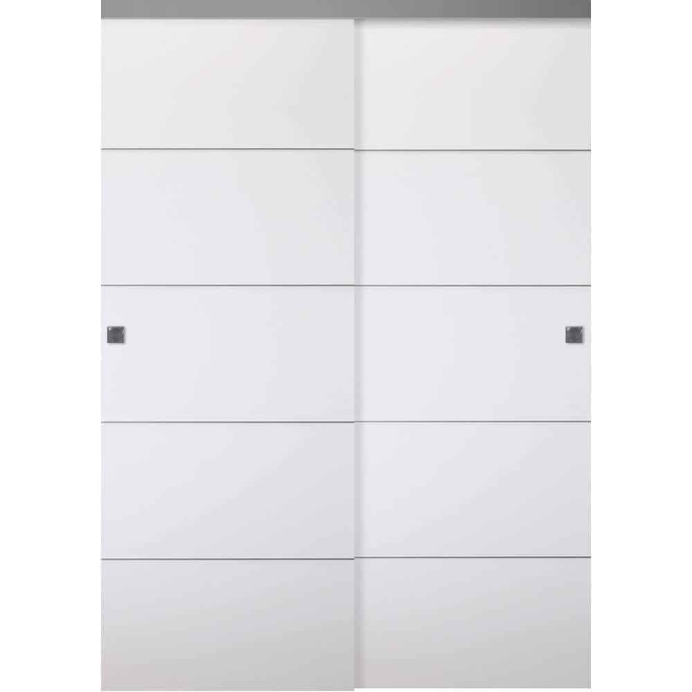 Belldinni Stella 4H 64 in. x 80 in. Snow White Finished Wood Composite ...