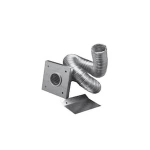 Pellet Stove Vent Pipe Kit With 3 Inch Horizontal Pipe With Vertical Rise  With Dura Vent Pro-US-4786995462249