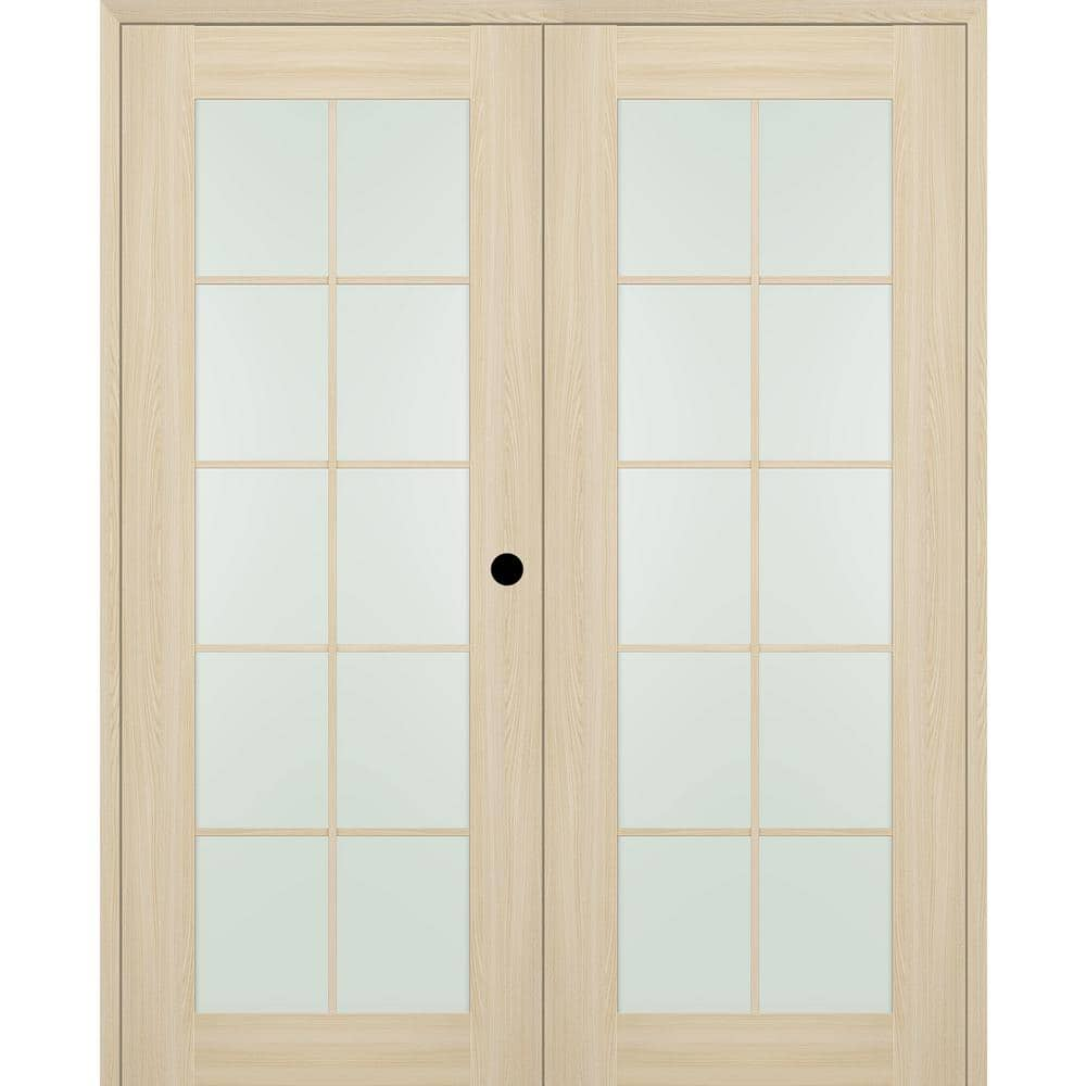 Belldinni Vona 60 In. X 84 In. 10-Lite Left Hand Active Frosted Glass ...