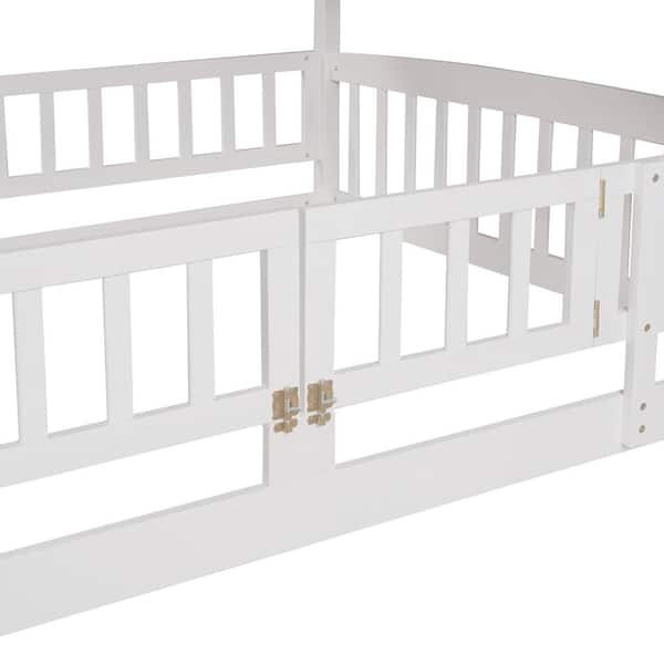 Bunk beds with removable cheap cot gates