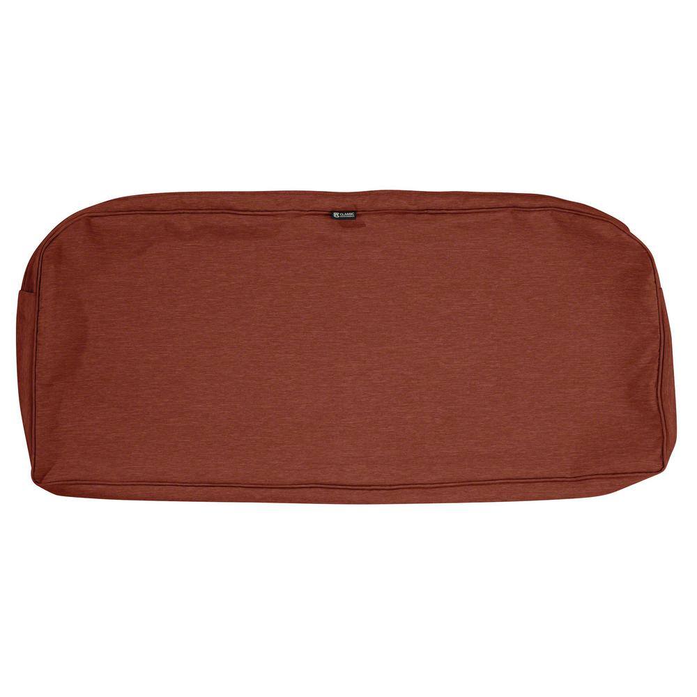 Heather Henna Red FadeSafe 41" Patio Bench Cushion