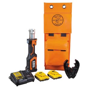 Battery-Operated O Plus Die Head Crimper with Two 2 Ah Batteries Charger and Bag