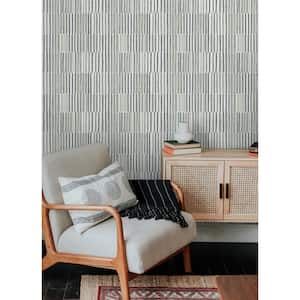 Grey Kingston Peel and Stick Wallpaper Sample