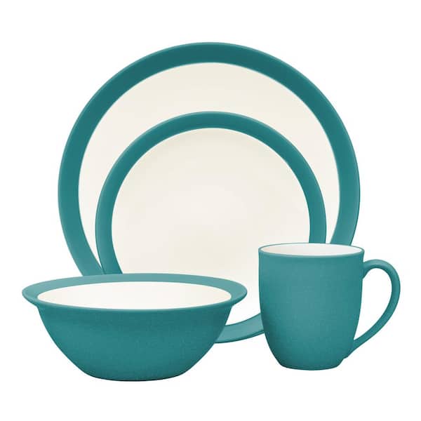 Reviews for Noritake Colorwave Turquoise 4-Piece (Turquoise) Stoneware ...