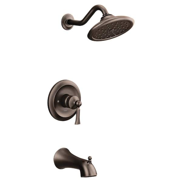 MOEN Wynford M-CORE 3-Series 1-Handle Eco-Performance Tub and Shower Trim Kit in Oil Rubbed Bronze Valve Not Included