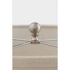 Brushed Nickel Ball Lamp Finial