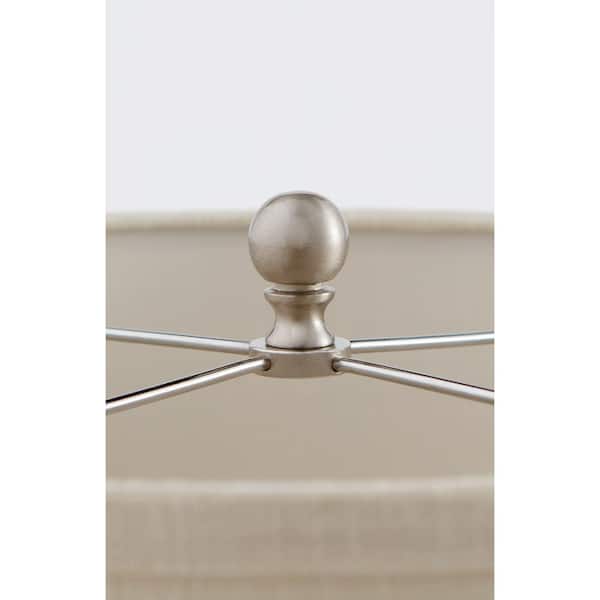 Brushed Nickel Ball Lamp Finial