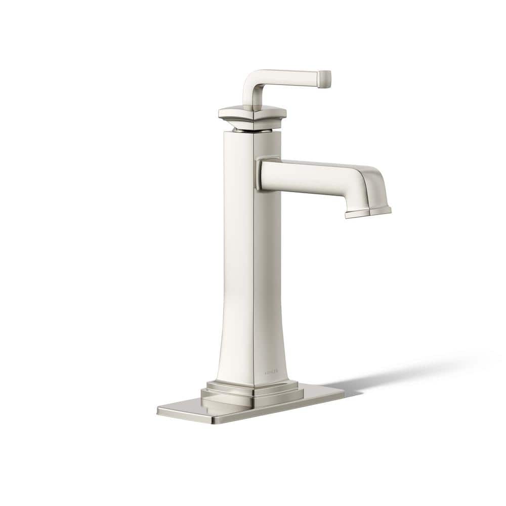 Riff Tall Single-Handle Single Hole Bathroom Sink Faucet 0.5 GPM in Vibrant Polished Nickel price history on PriceWatchPro