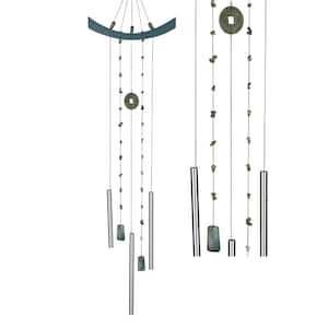 Signature Collection, Woodstock Feng Shui Chime, Chi Energy, 39 in. Jade Wind Chime CEJ