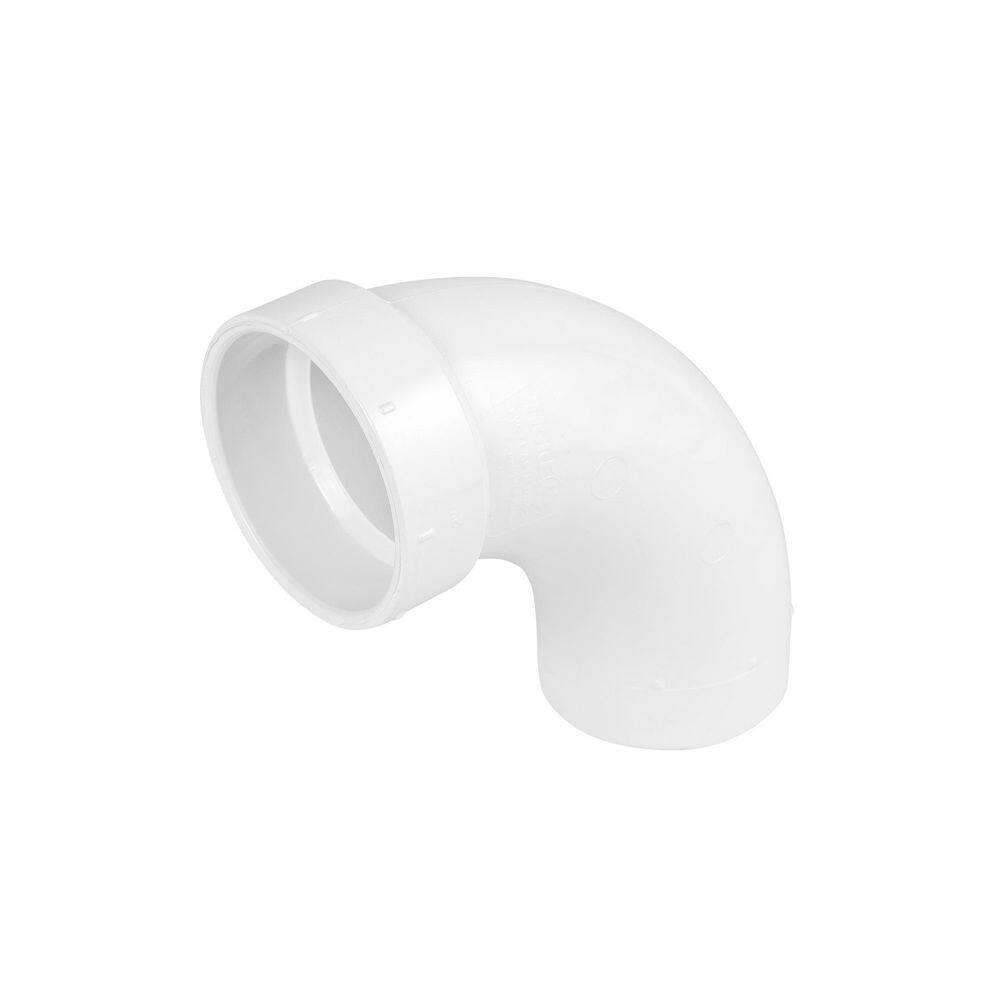 1-1/2 in. White PVC DWV Long Sweep 90° Street Elbow, Hub x Spigot Drain, Waste & Vent Fitting, (10 Pack) price history on PriceWatchPro