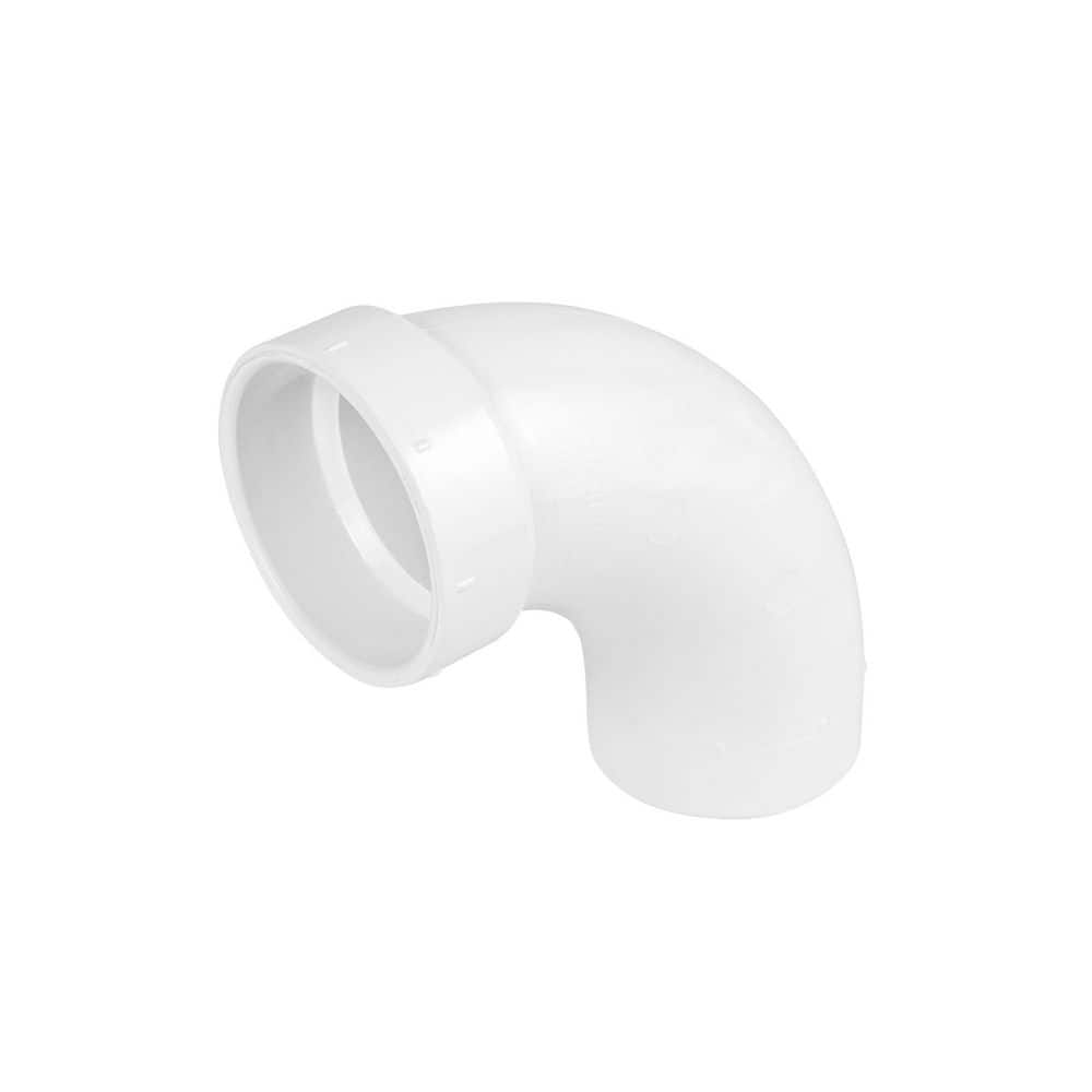 4 in. White PVC DWV Long Sweep 90° Street Elbow, Hub x Spigot Drain, Waste & Vent Fitting, (5 Pack) price history on PriceWatchPro
