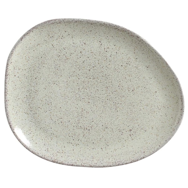 Pistache Oval Dinner Plate Organic (Set of 6)