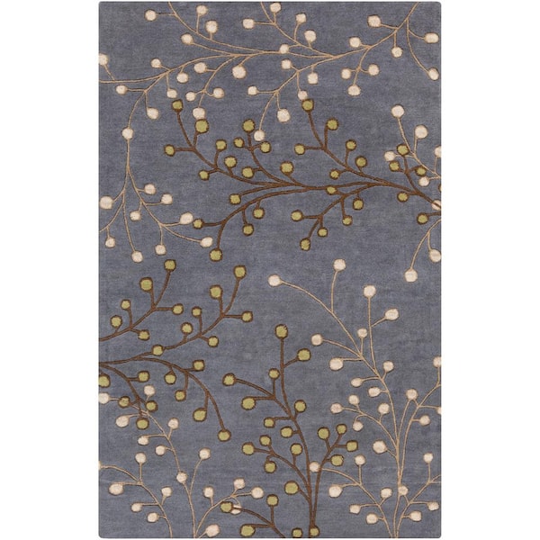 Livabliss Aloysia Charcoal 10 ft. x 14 ft. Indoor Area Rug