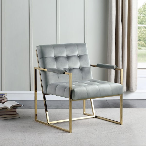 Metal frame accent chair hot sale