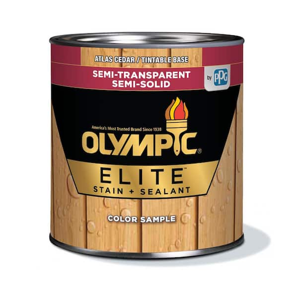 Olympic Elite 8 oz. Atlas Cedar Semi-Transparent Stain and Sealant in One