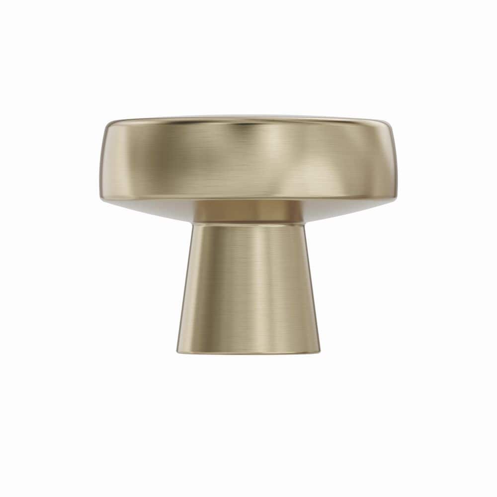 10-Pack Halston 1-5/16 in. (33mm) Classic Brushed Gold Round Cabinet Knobs price history on PriceWatchPro