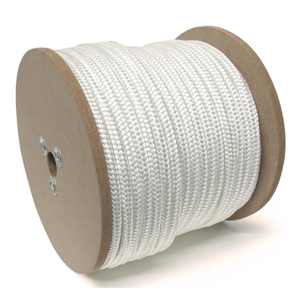 US Mil-Spec Double Braid Nylon rope Black 1 4 for sale online 