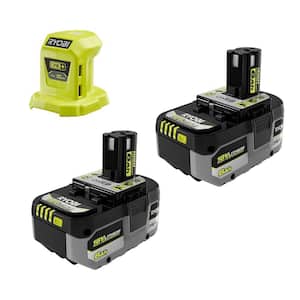 ONE+ 18V Cordless Portable Power Source with 6.0 Ah HIGH PERFORMANCE Battery (2-Pack)