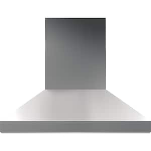 Titan 48 in. 750 CFM Wall Mount Range Hood with LED Light in Stainless Steel