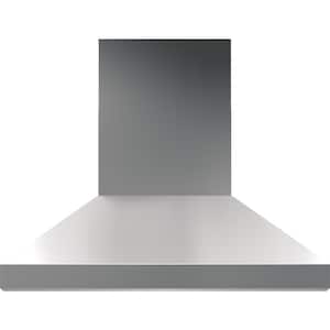 Titan 54 in. 750 CFM Wall Mount Range Hood with LED Light in Stainless Steel