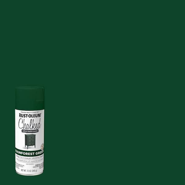 12 oz. Chalked Rainforest Green Ultra Matte Spray Paint (Case of 6)