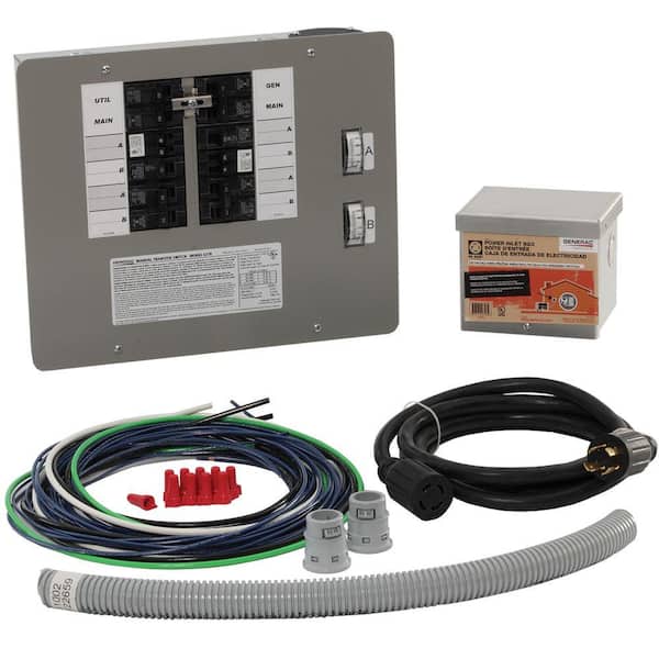Generac 30-Amp Generator Transfer Switch Kit for 10-16 Circuits for Indoor Applications