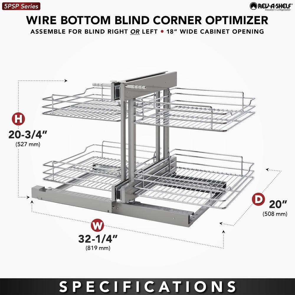 Silver Dual Tier Pullout Shelf Storage Organizer for Cabinets