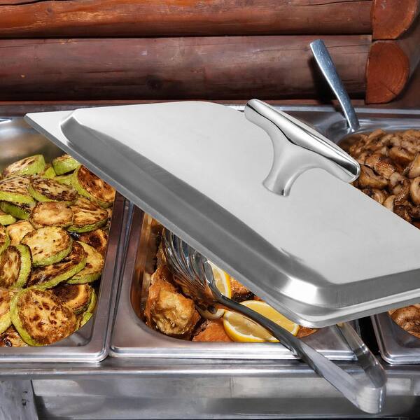 KHKFY Stainless Steel Chafing Dish Lid Handle with Flip Cover 6.3