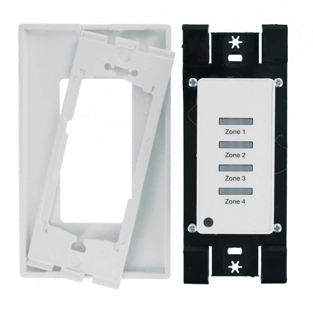 White Low Voltage Pushbutton Station with Copper Contacts