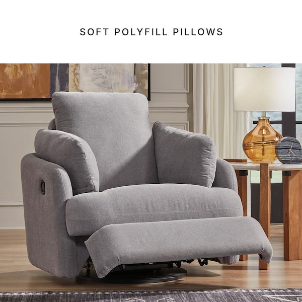 Signature DESIGN BY ASHLEY Modmax Gray Polyester Swivel Glider