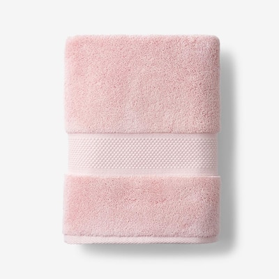 The Company Store Company Cotton Pink Lady Solid Turkish Cotton Bath Towel  VK37-BATH-PNKLDY - The Home Depot