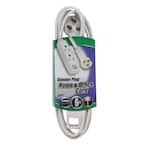 Southwire 6 ft. 16/3 SPT-2 Multi-Outlet (3) Indoor Light-Duty Flat Plug ...