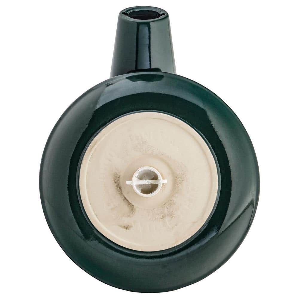 Hunter Green Ceramic Locking Top Bird Bath Stand
