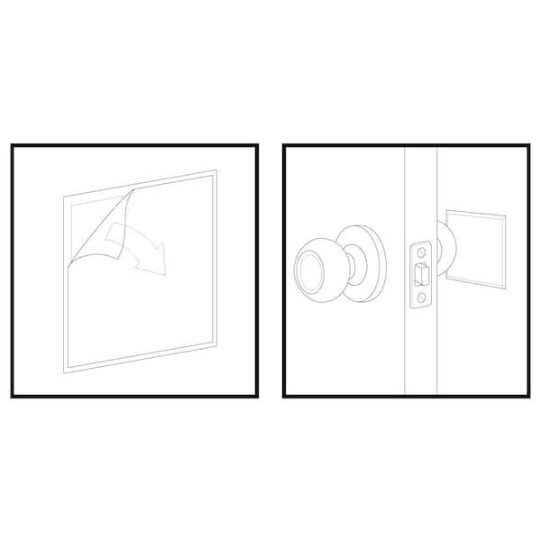 Everbilt - 4 in. White Wall Guard