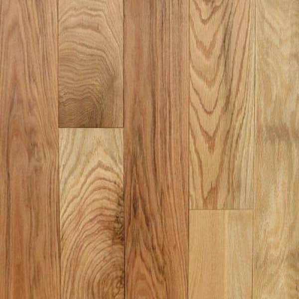 Unbranded Take Home Sample - Natural Low Gloss Red Oak Solid Hardwood Flooring