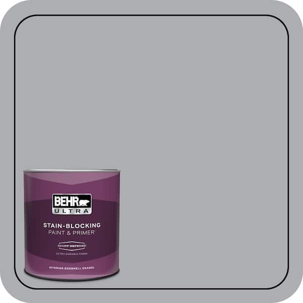 BEHR ULTRA 1 qt. #760E-3 Gray Timber Wolf Extra Durable Eggshell Enamel Interior Paint & Primer