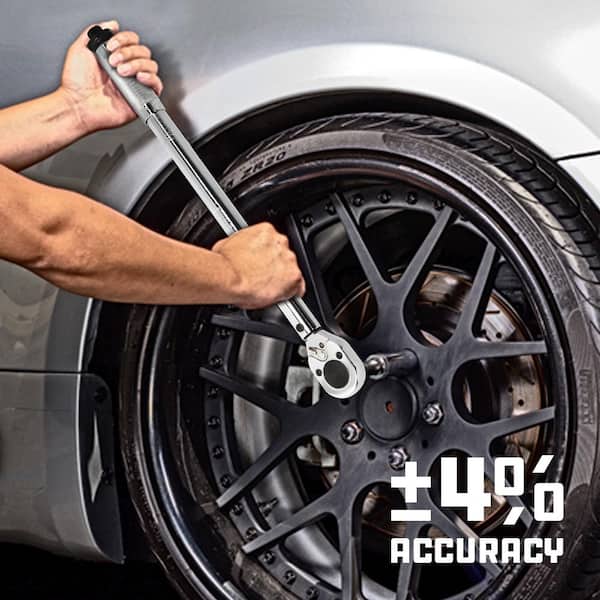 Alltrade 3/8 in. x 10-80 ft. lb. Driver Micrometer Torque Wrench