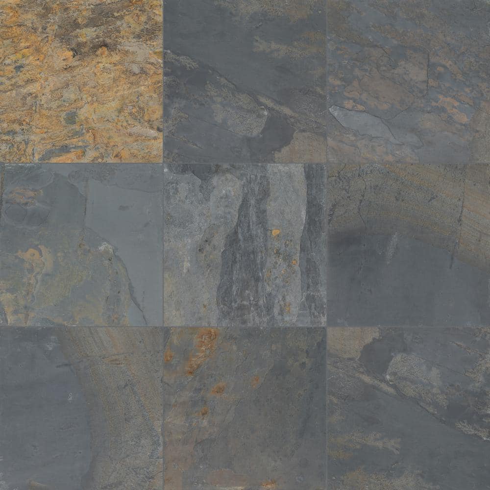Rustique Earth 12 in. x 12 in. Gauged Slate Floor and Wall Tile (42 Cases/ 420 sq. ft/Pallet) price history on PriceWatchPro