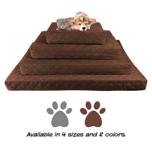 Large WaterProof Paw Pet Dog Bed Washable Zipped Cover Floor Anti