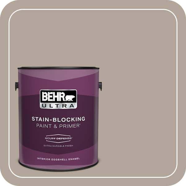 BEHR ULTRA 1 gal. #ECC-45-1 Deer Run Extra Durable Eggshell Enamel Interior Paint & Primer