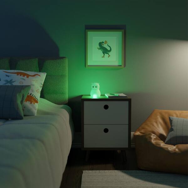 LED Lamp Elephant Color Changing Night Light For Kid Baby Bedside Bedroom Decor 