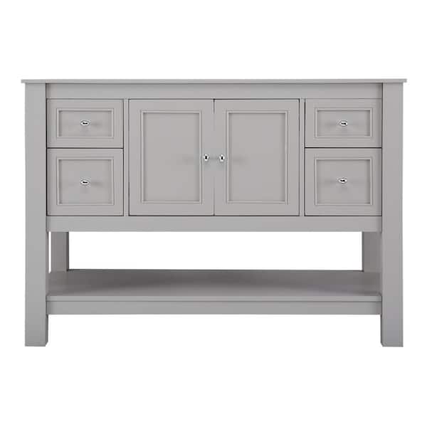 Home Decorators Collection Gazette 48 in. W Bath Vanity Cabinet Only in Grey