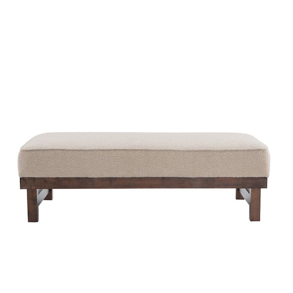 CHRISTOPHER KNIGHT HOME Clare Modern Boucle Cocktail Ottoman with