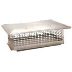 13 in. x 35 in. Fixed Stainless Steel Chimney Cap
